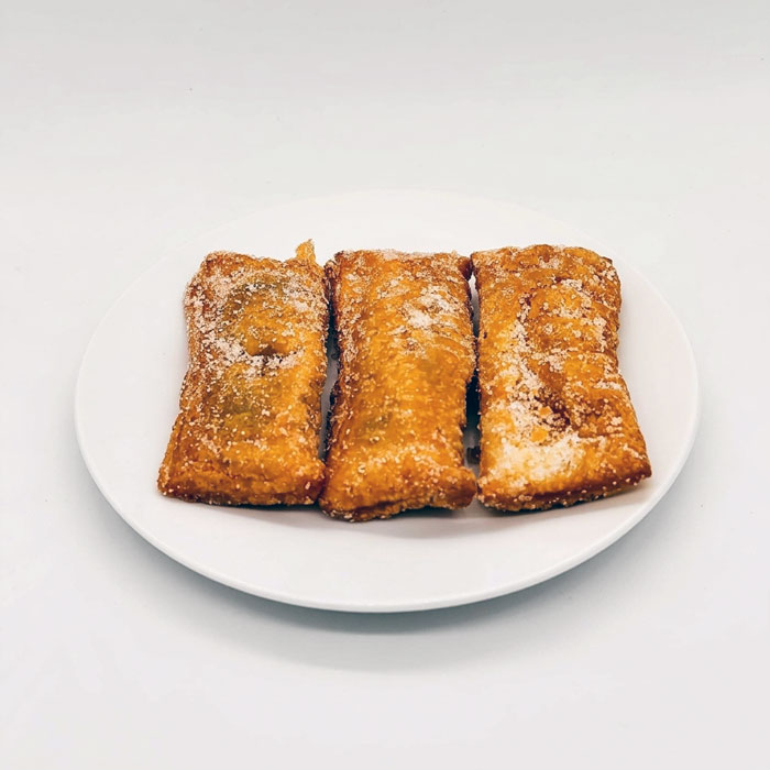 Casadielles Asturianas Artesanales de Monasterio, presentación producto, vista frontal