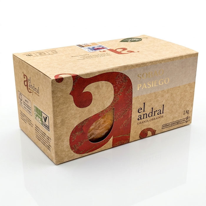 Sobaos Pasiegos 'El Andral' con Mantequilla IGP - Caja 6 unidades (1 kg)