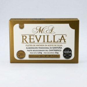 Anchoas M.A. Revilla - Selección Oro, caja frontal