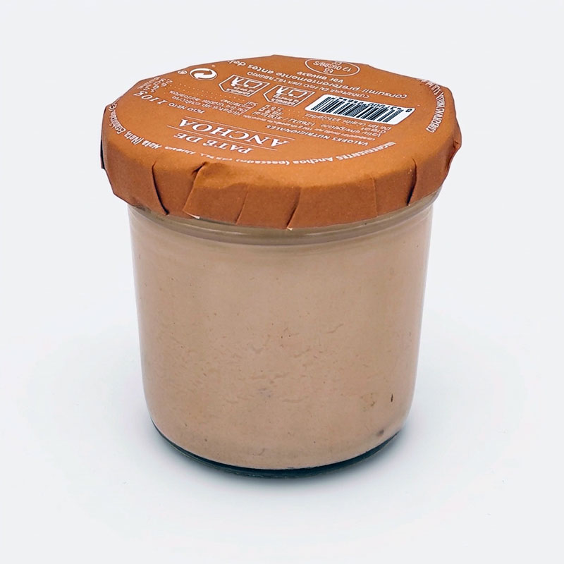 Paté de Anchoa Conservas Emilia, bote vista trasero