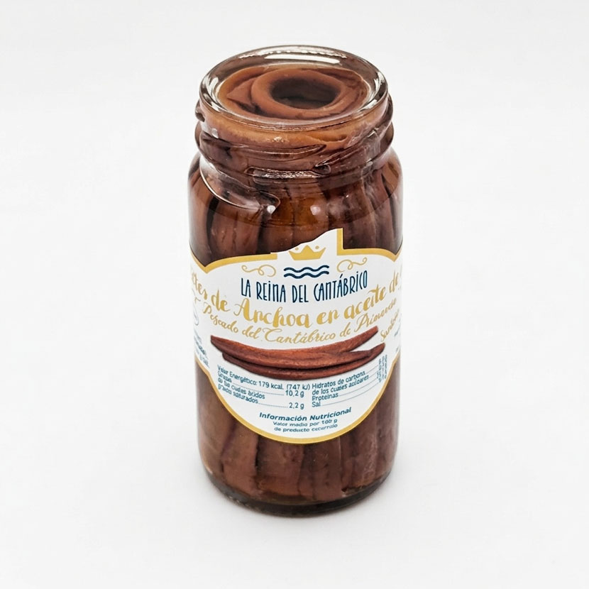 Anchoas La Reina del Cantábrico - Filetes en Aceite de Oliva