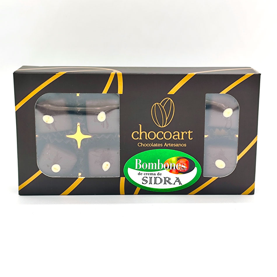 La Casuca de Mariván - Bombones de chocolate con crema de sidra - Chocoart