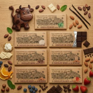 Chocolates San Vicente de la Barquera fabricados para La Casuca de Marivan