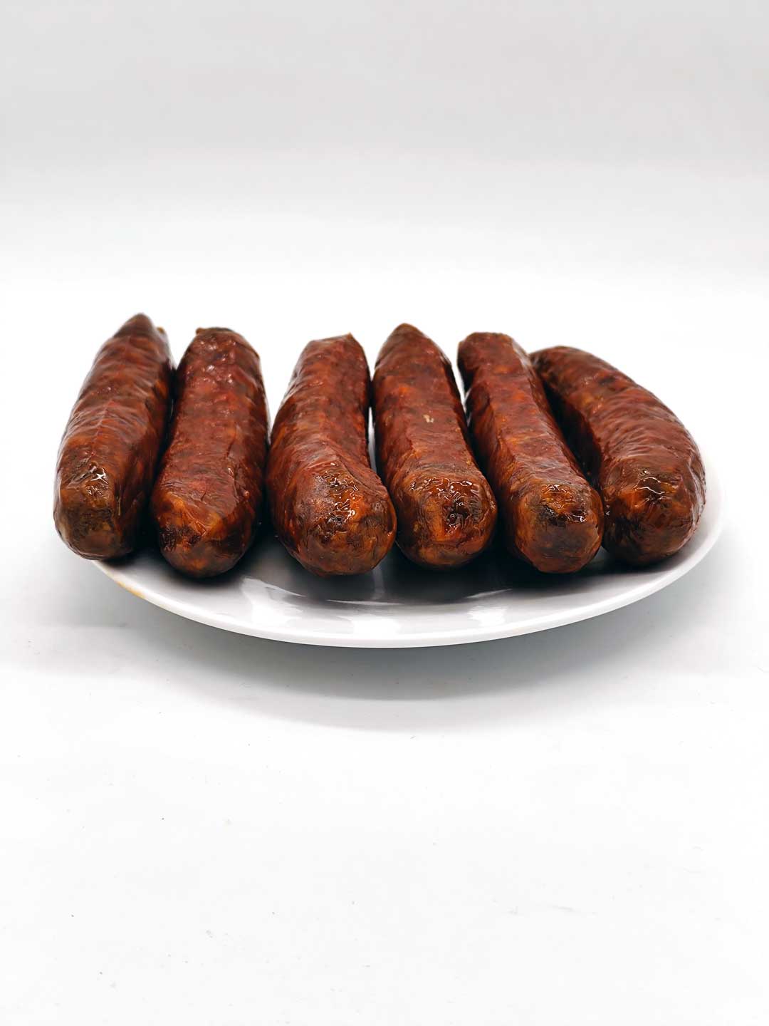 Chorizo Extra de Cerdo y Ternera - Receta Tradicional - emplatado