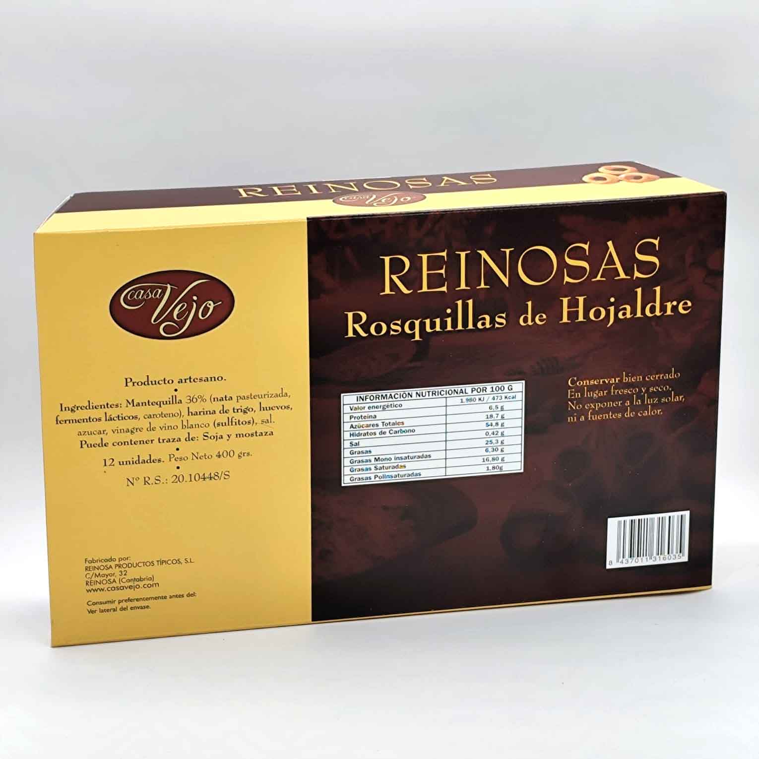 Rosquillas de Hojaldre "Reinosas" - Casa Vejo