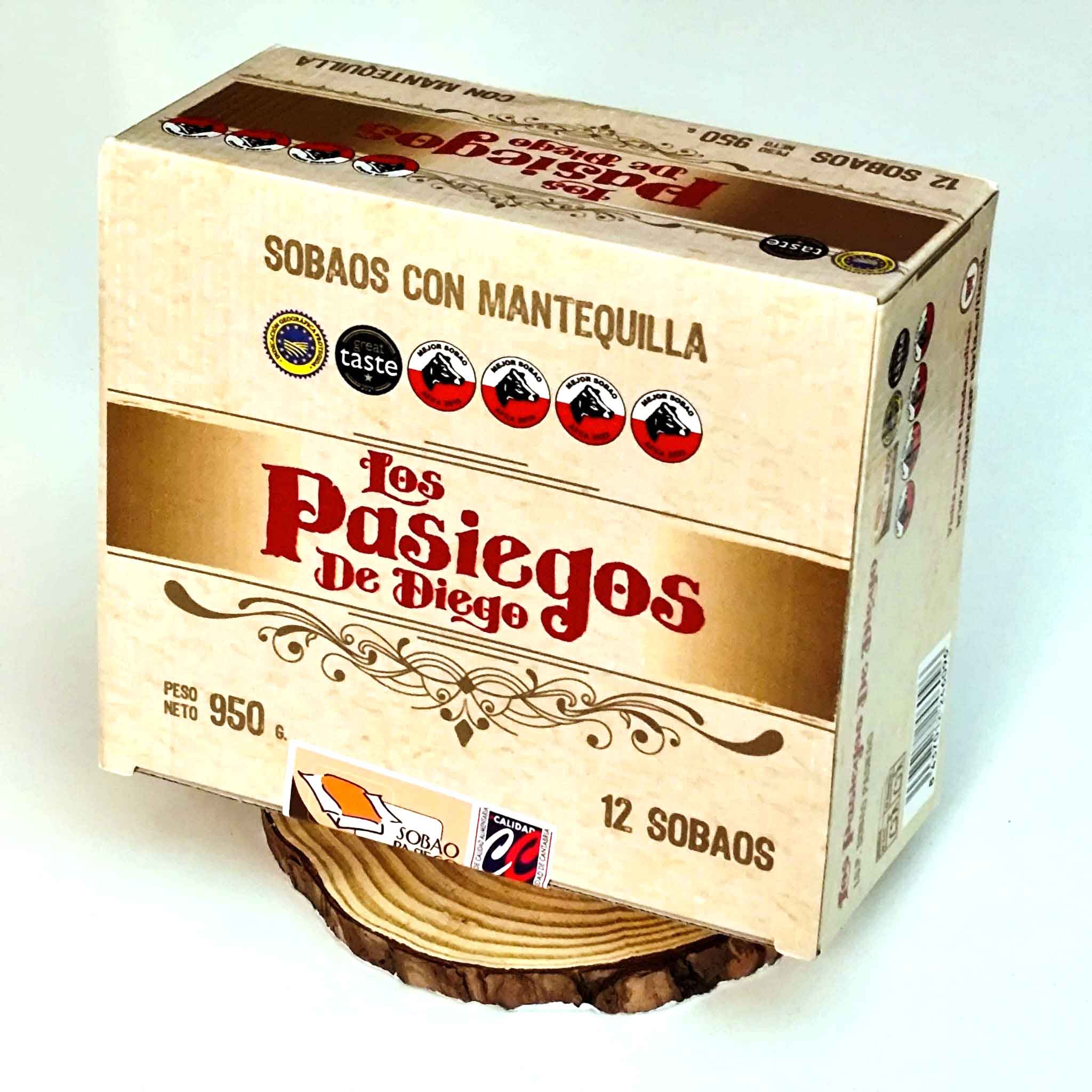Sobaos Pasiegos con Mantequilla - Los Pasiegos de Diego (950 g)