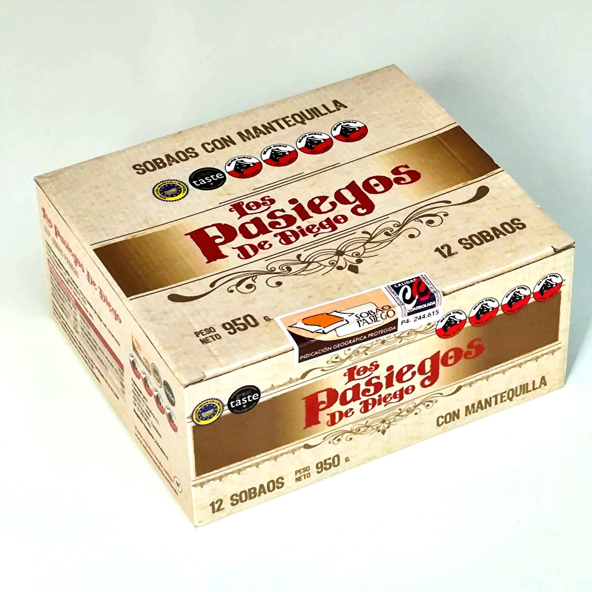 Sobaos Pasiegos con Mantequilla - Los Pasiegos de Diego (950 g)