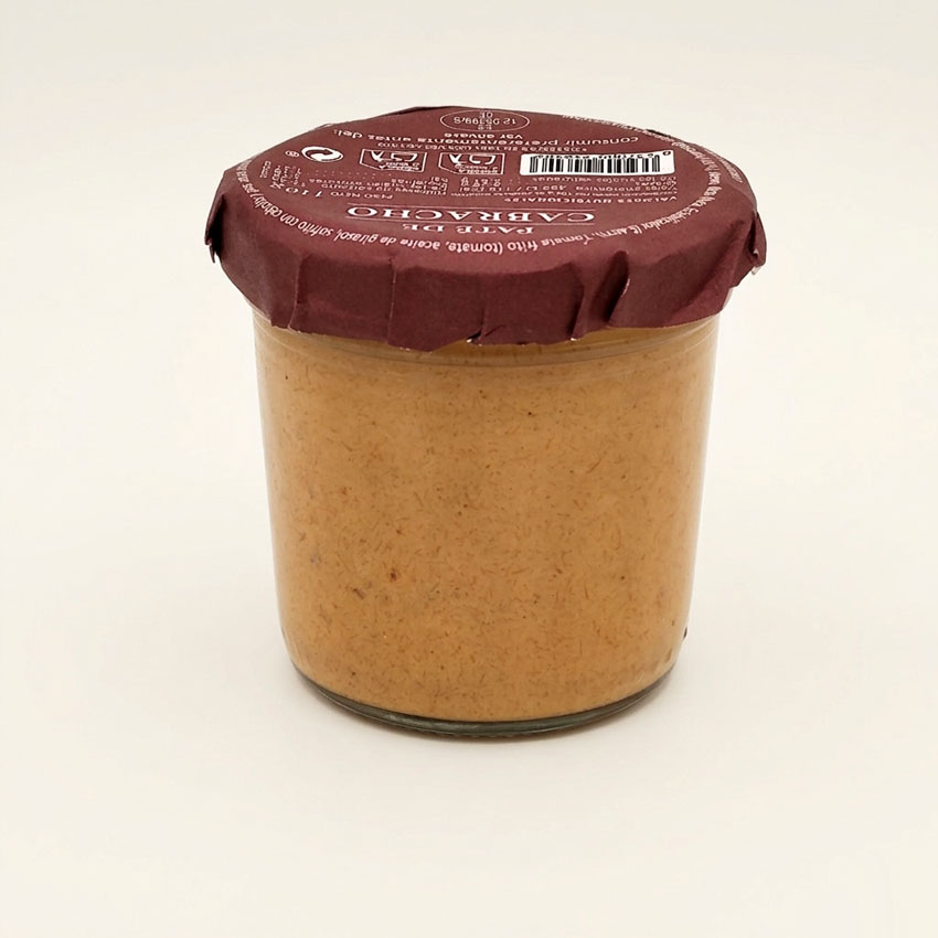 Paté de Cabracho Conservas Emilia, vista tarro trasera