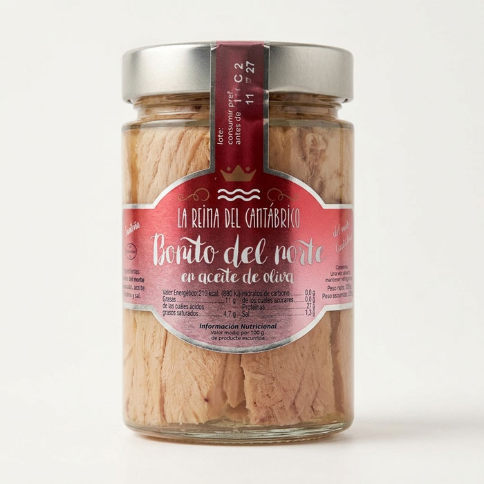 Bonito del Norte en aceite de Oliva La Reina del Cantábrico