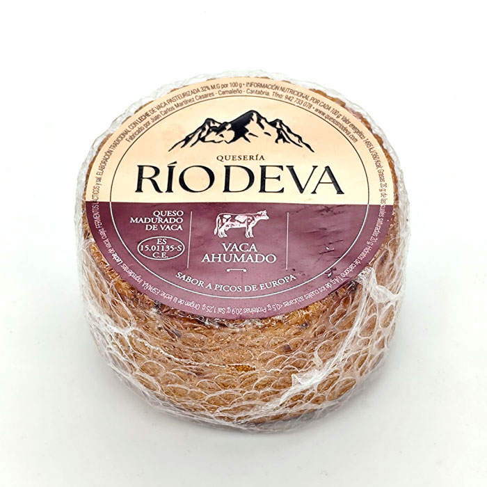 Queso madurado de Vaca Ahumado Artesanal - Quesería Río Deva