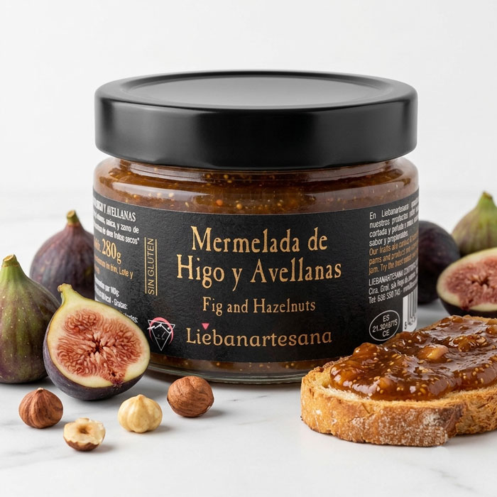 La Casuca de Marivan - Mermelada de Higo y Avellanas - Liebanartesana