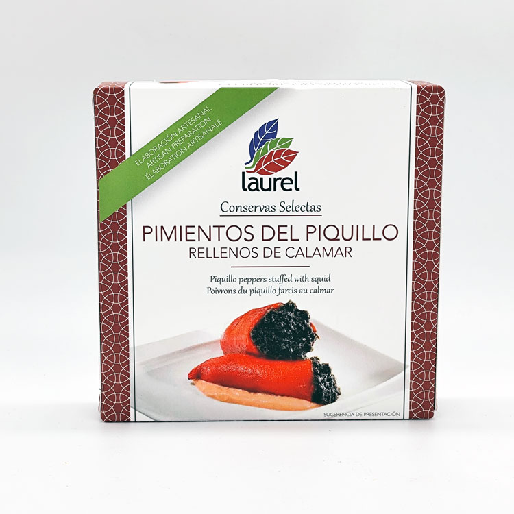 La Casuca de Marivan - Pimientos del Piquillo rellenos de calamar - Conservas Laurel