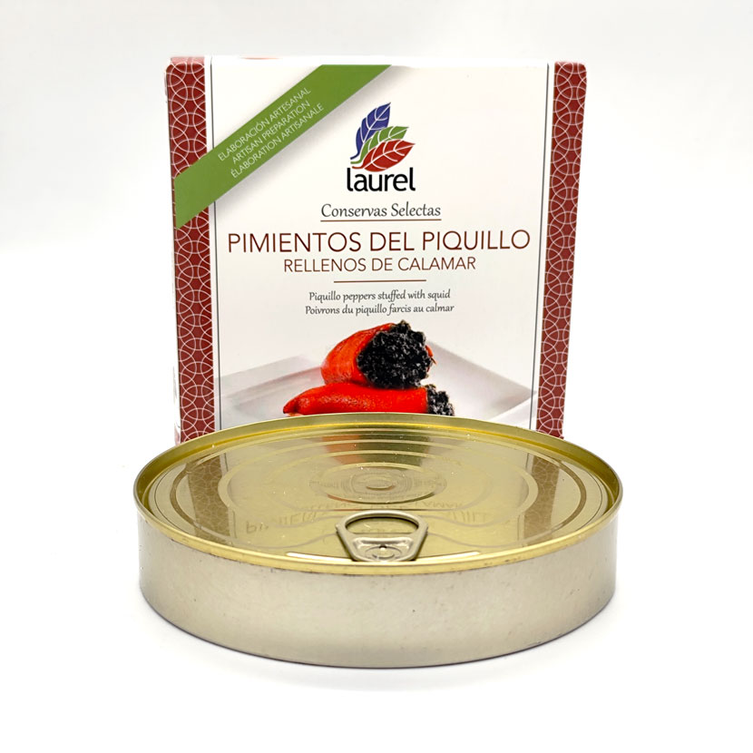 La Casuca de Marivan - Pimientos del Piquillo rellenos de calamar - Conservas Laurel